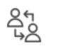 A black line drawing of people and arrows

Description automatically generated