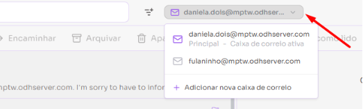 Múltiplas mailboxes na mesma conta