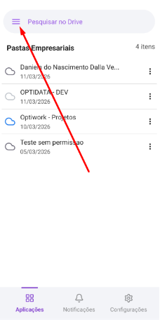 Aprovação de documentos no mobile