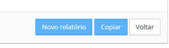 A toolbar shows the Novo relatório, Copiar, and Voltar buttons. Visible: Novo relatório, Copiar, Voltar.