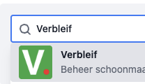Verbleif in the Booking Experts app overview