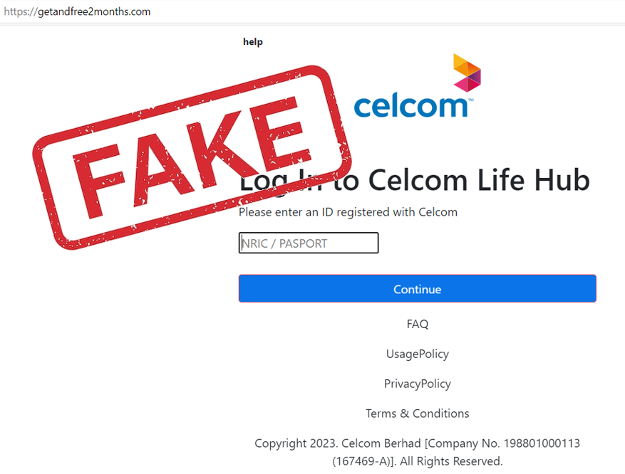A screen shot of a fake account

Description automatically generated
