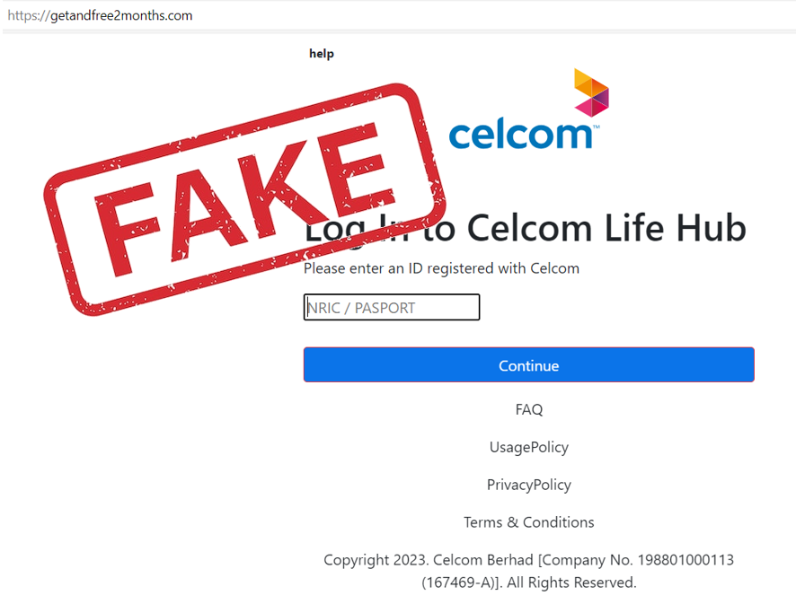 A screen shot of a fake account

Description automatically generated