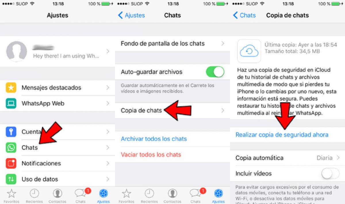 Cómo hacer un backup y recuperar conversaciones en Whatsapp | Tecnología -  ComputerHoy.com