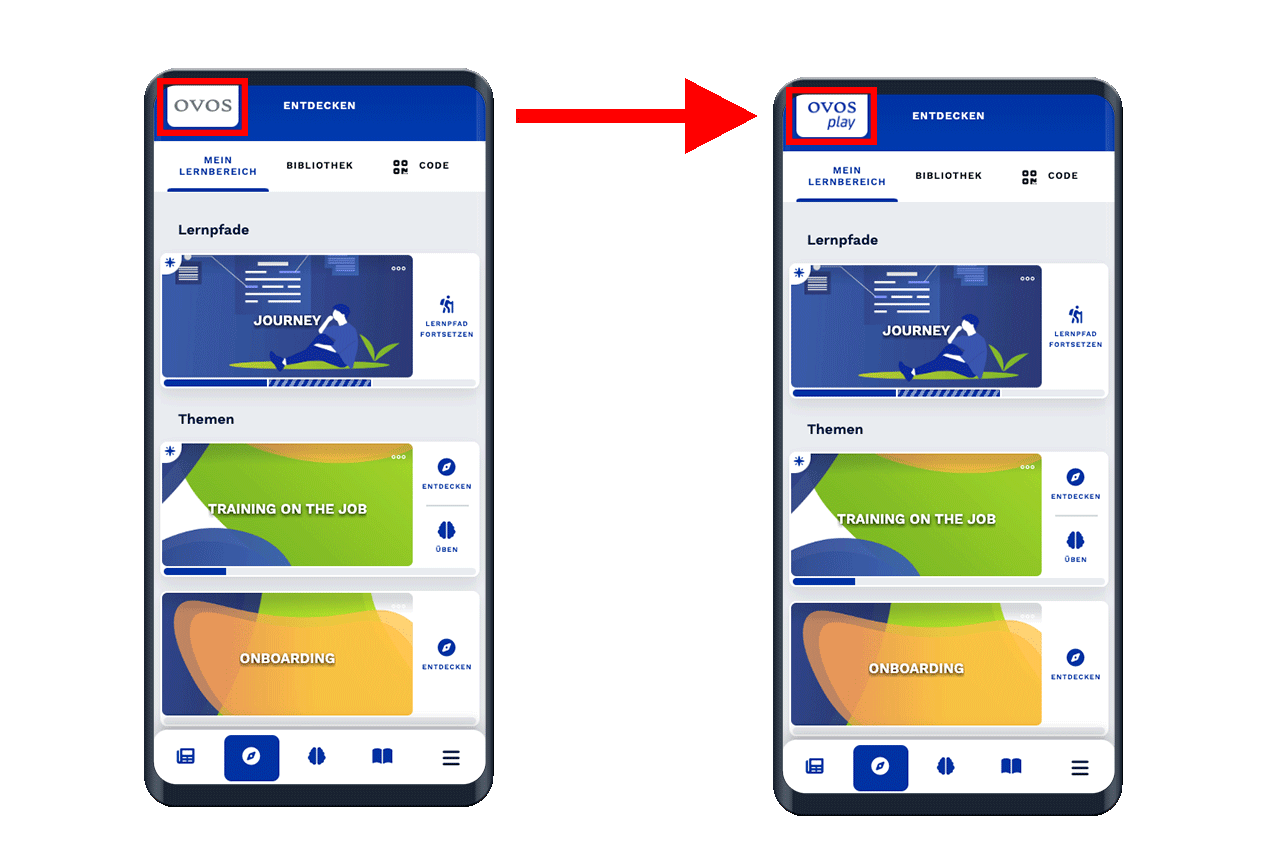 Im Admin Dashboard können Sie individuelle Logos für einzelne Gruppen definieren.