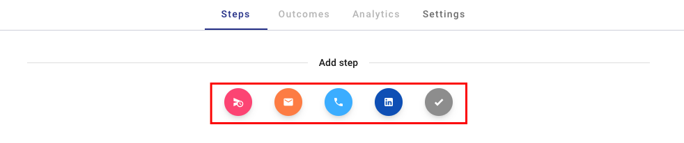 Selecting sequence steps