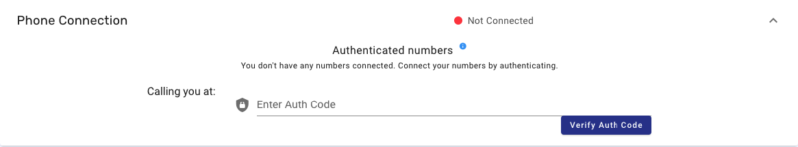 Connecting your Phone to Symbo - calling with auth code to enter into Symbo