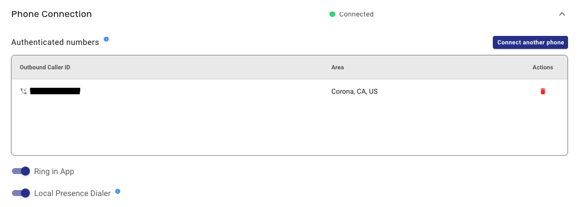 connect your phone to Symbo - Authenticated numbers