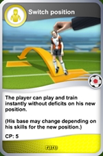 Switch position card