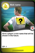 Nickname card