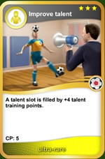 Improve talent ultra rare card