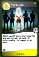 Youth scout common card
