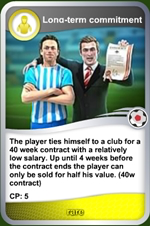 Commitment card