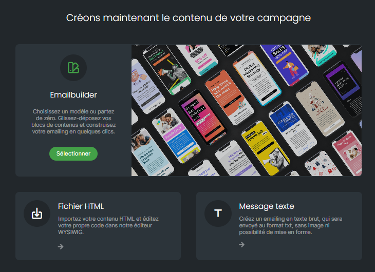 modes de création d