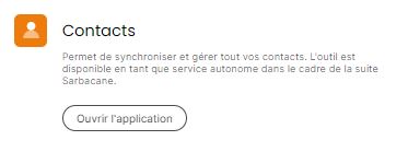 Sarbacane Contacts gestion centralisée des contacts