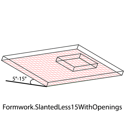 Formwork.SlantedLess15WithOpenings