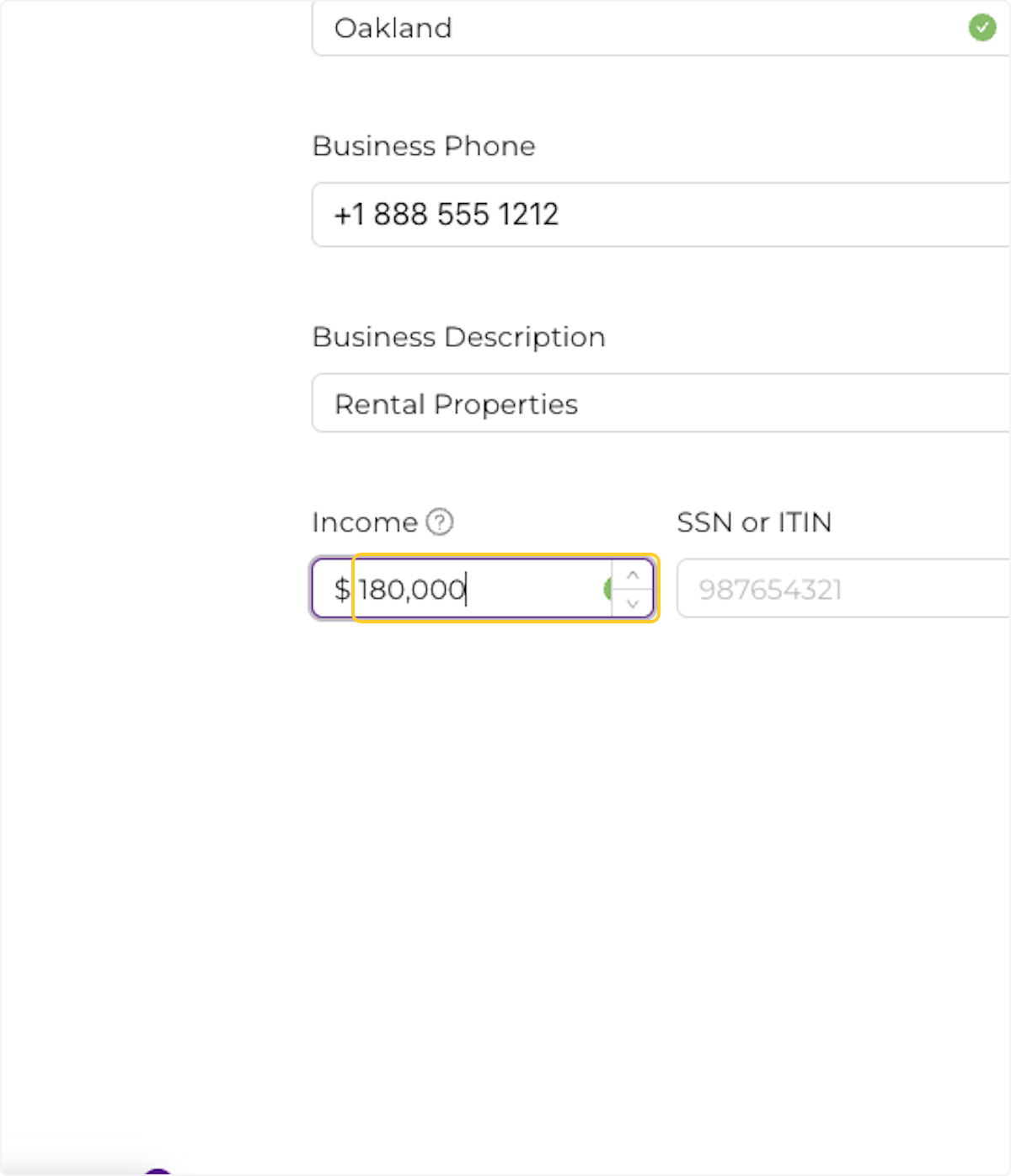Enter the amount of rental income you collect annually