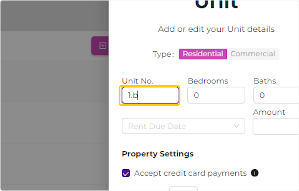 Complete the information