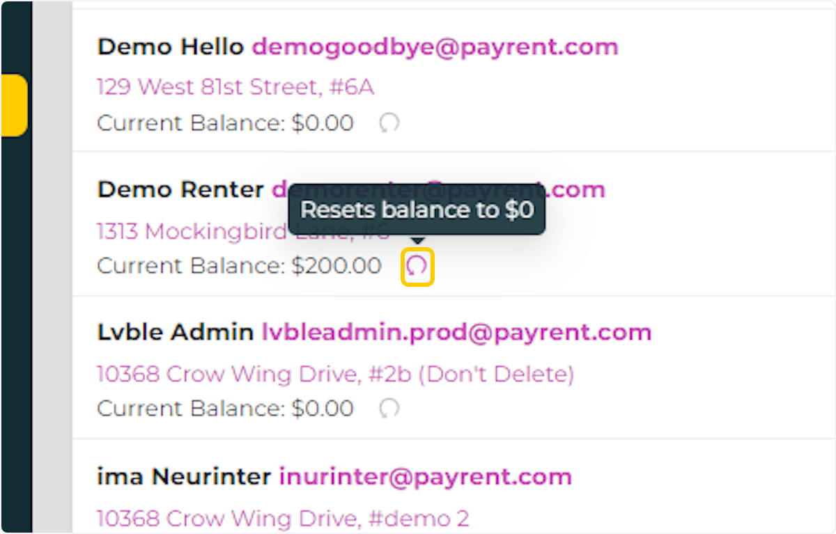 Click on the circular 