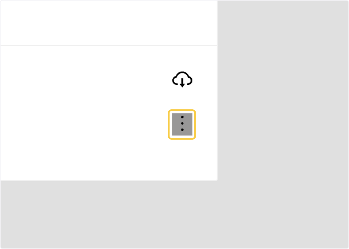 Locate the Documents section in your wallet and click on the three dots next to Renters Insurance