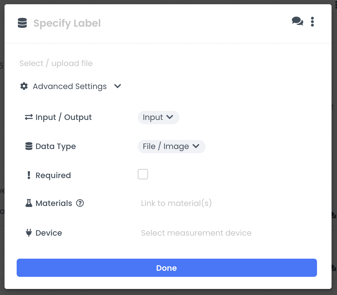 A screenshot of what the data pop-up looks like