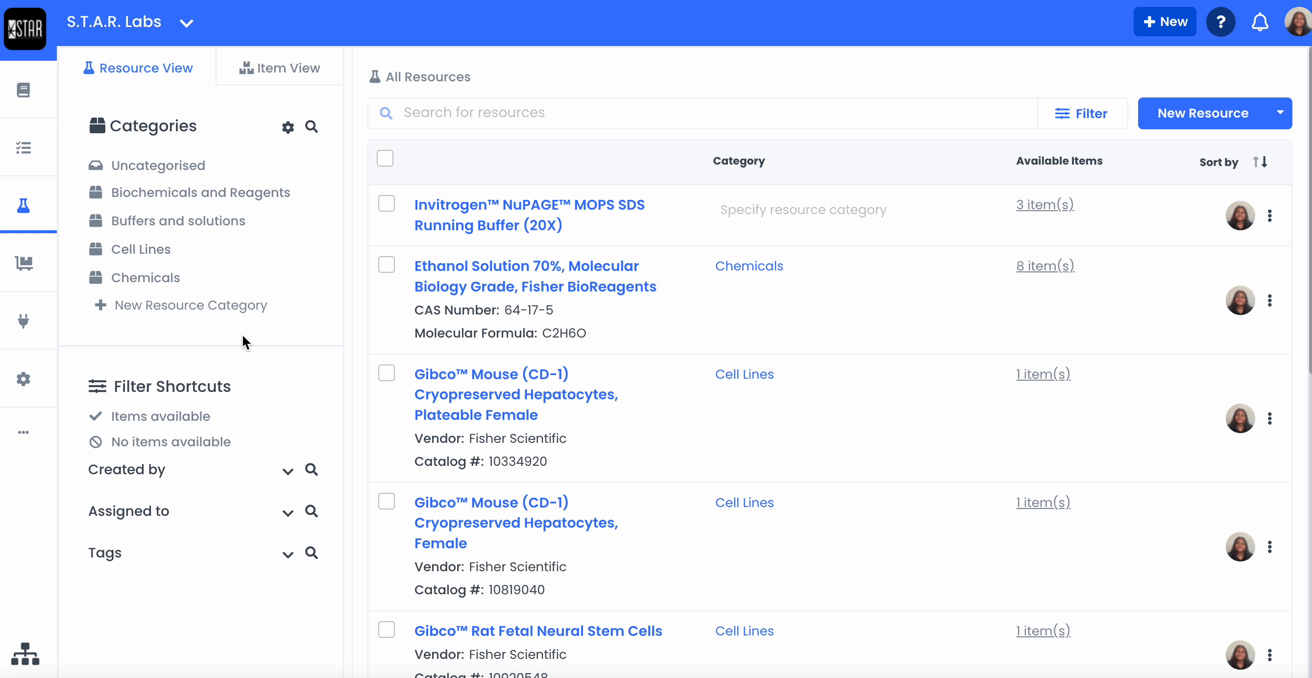 gif showing entity preview in modal