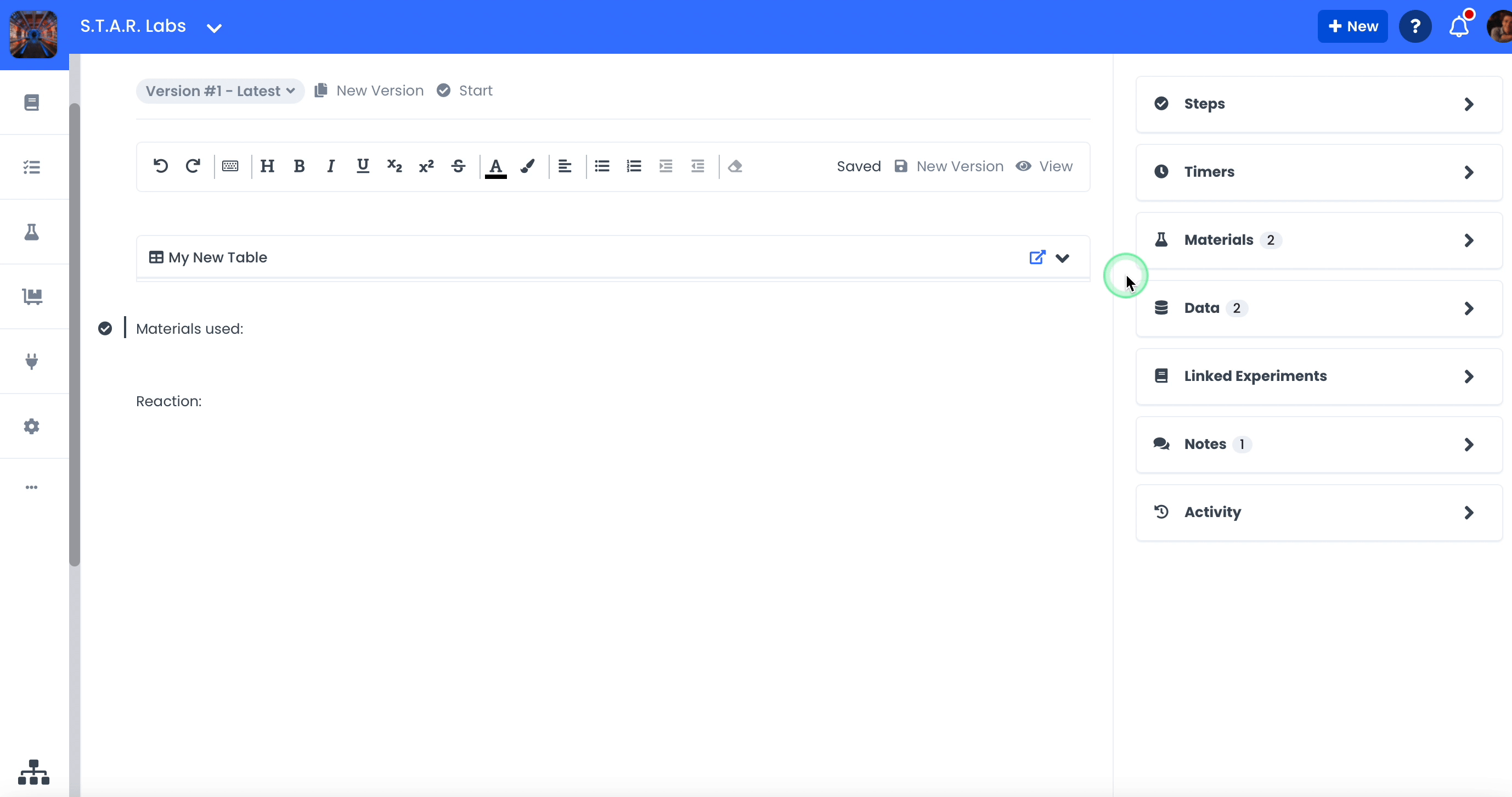 A GIF showing how to drag and drop a material or data into a protocol entry