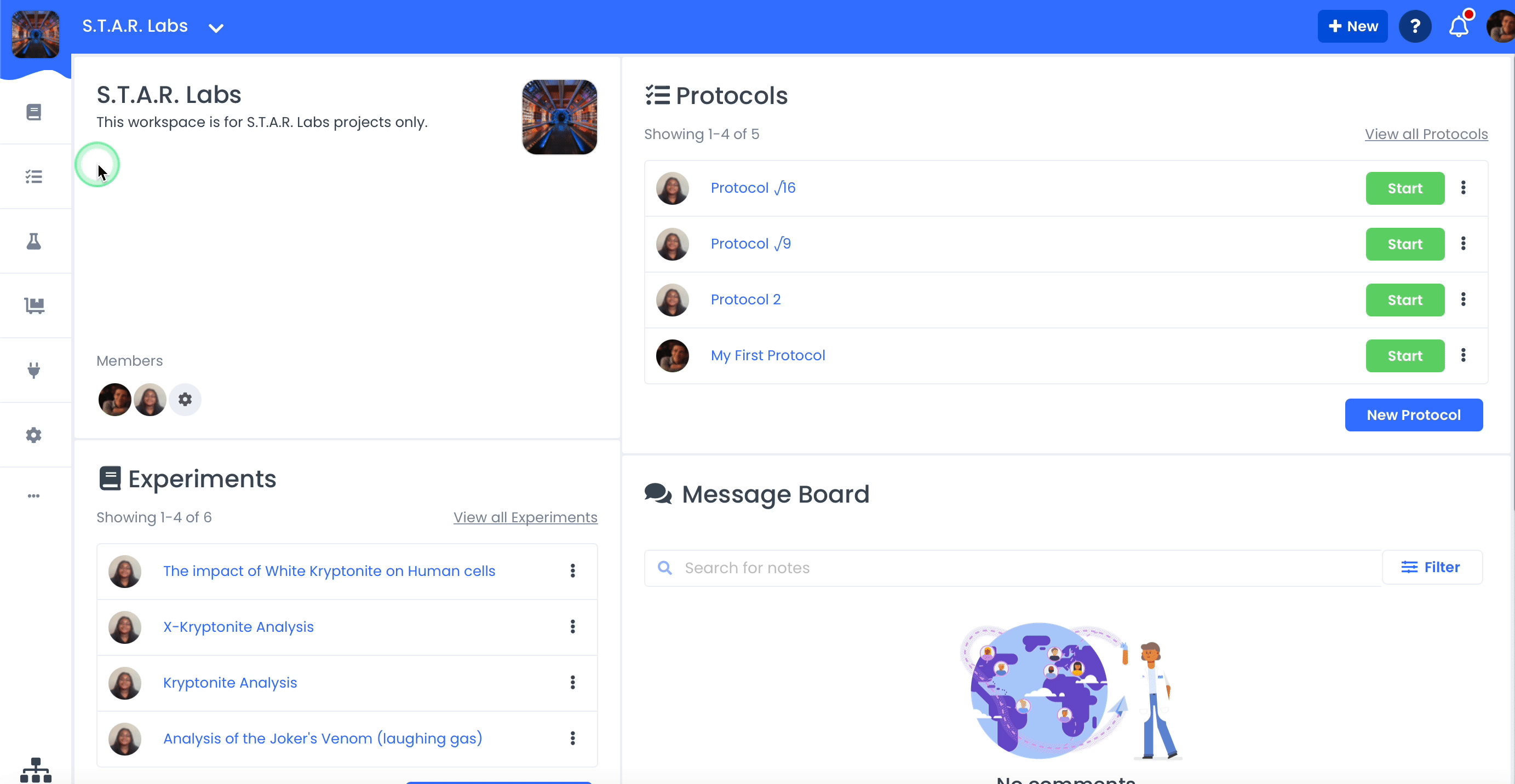 A GIF showing how to use the assign to me filter