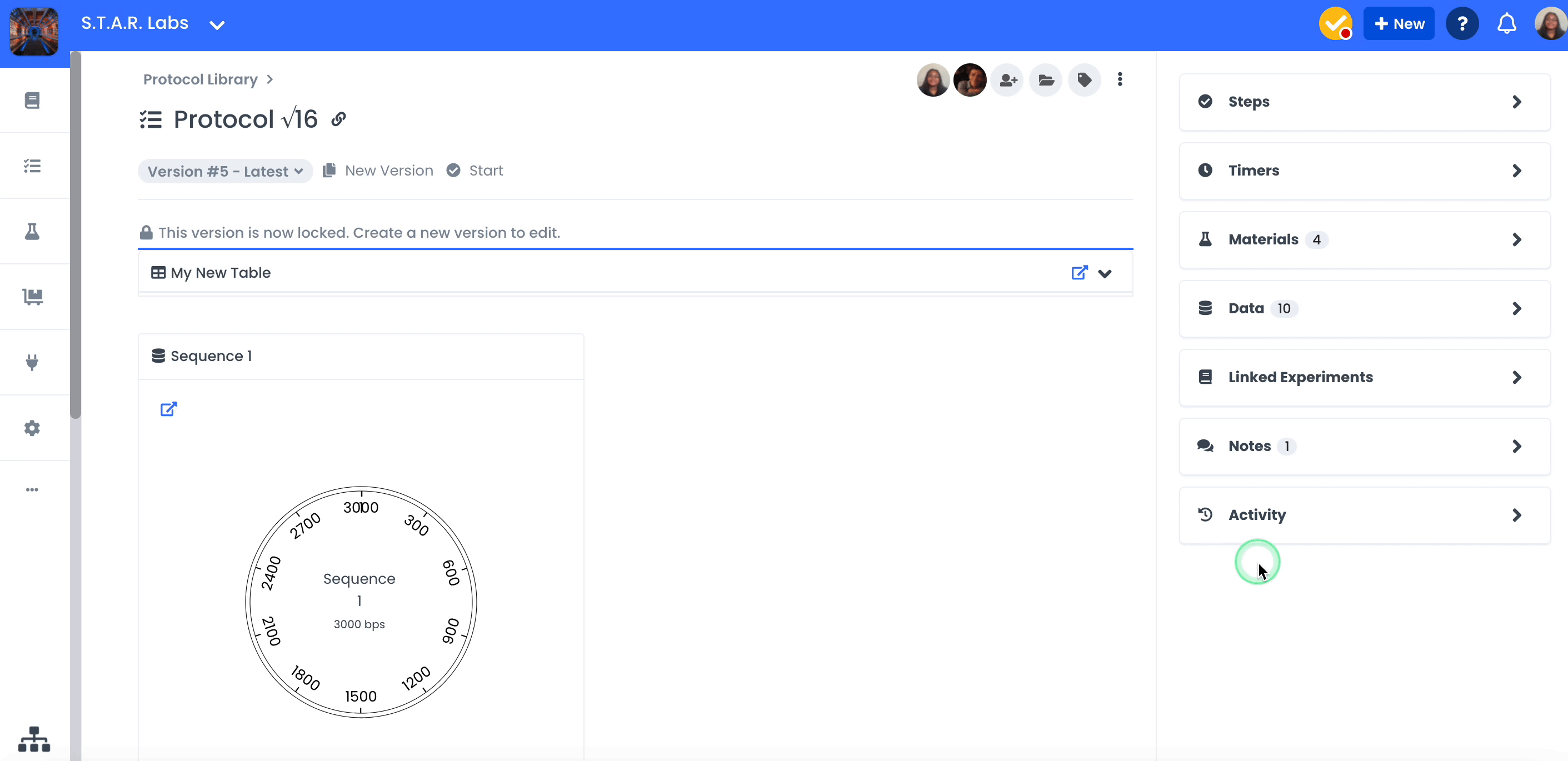 A GIF showing where to find the activity log