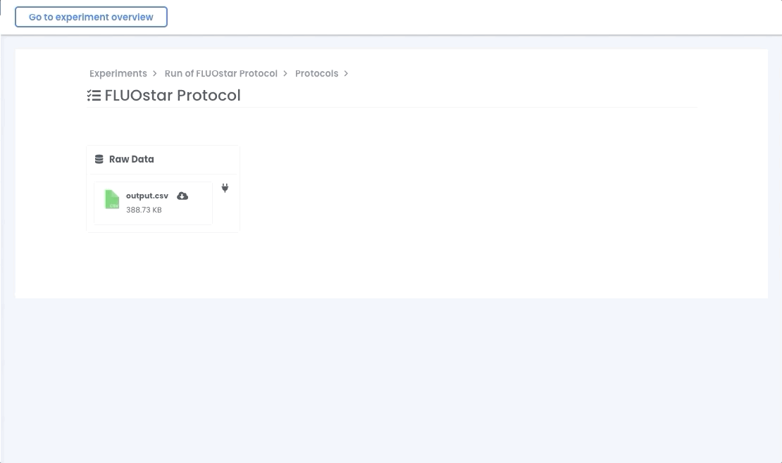 A GIF showing how to change which data was fetched
