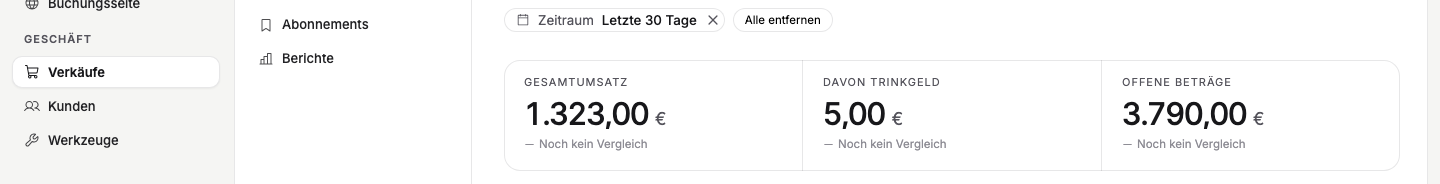 Trinkgeld auch beim Bezahlen vor Ort