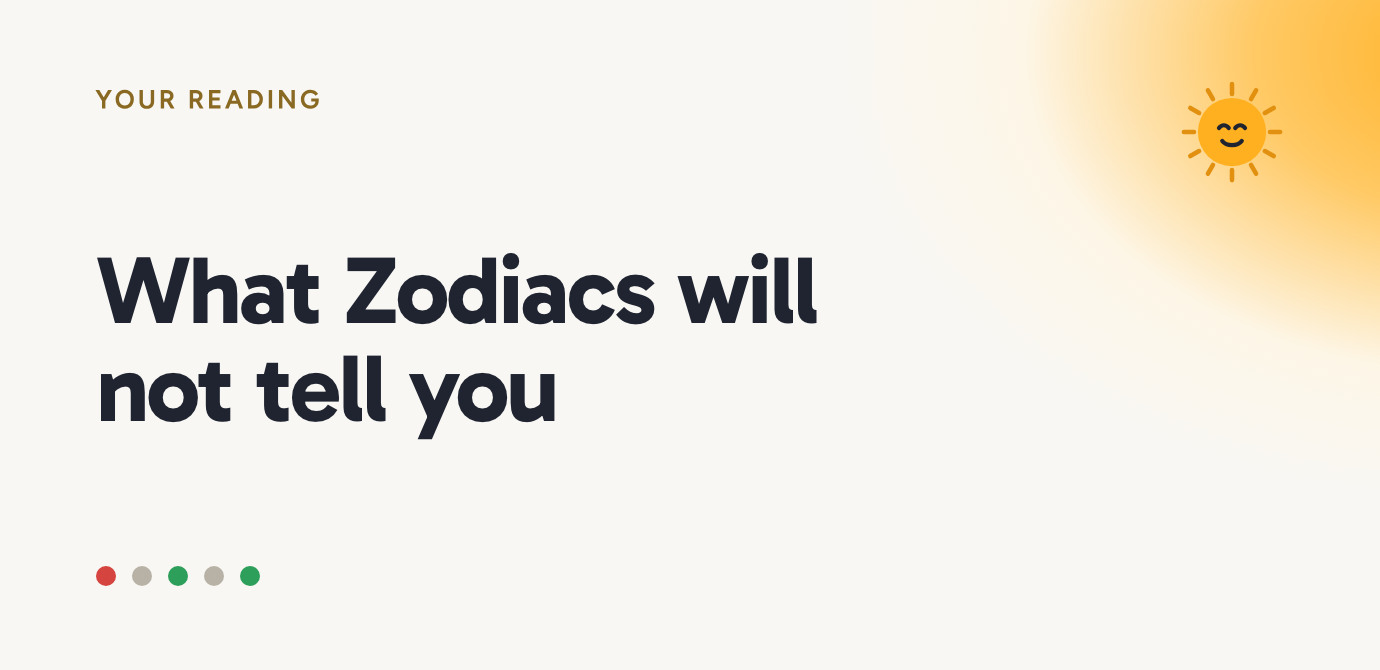 What Zodiacs will not tell you