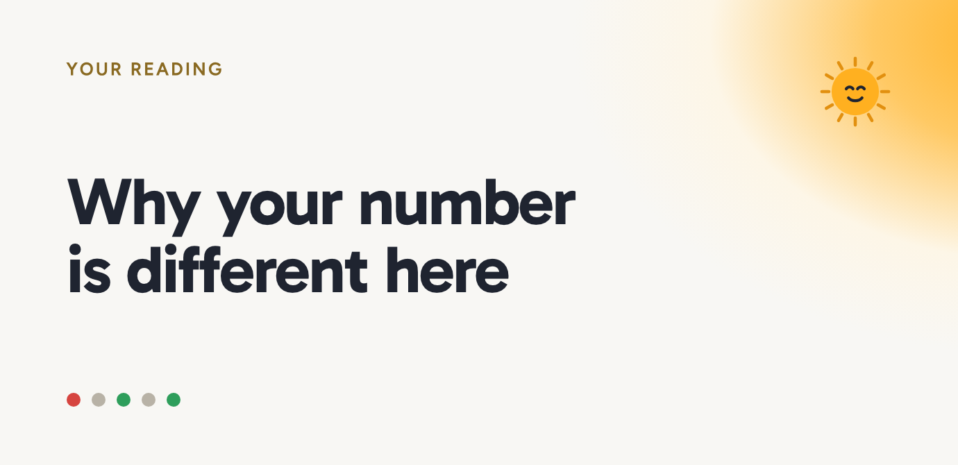Why your number is different here