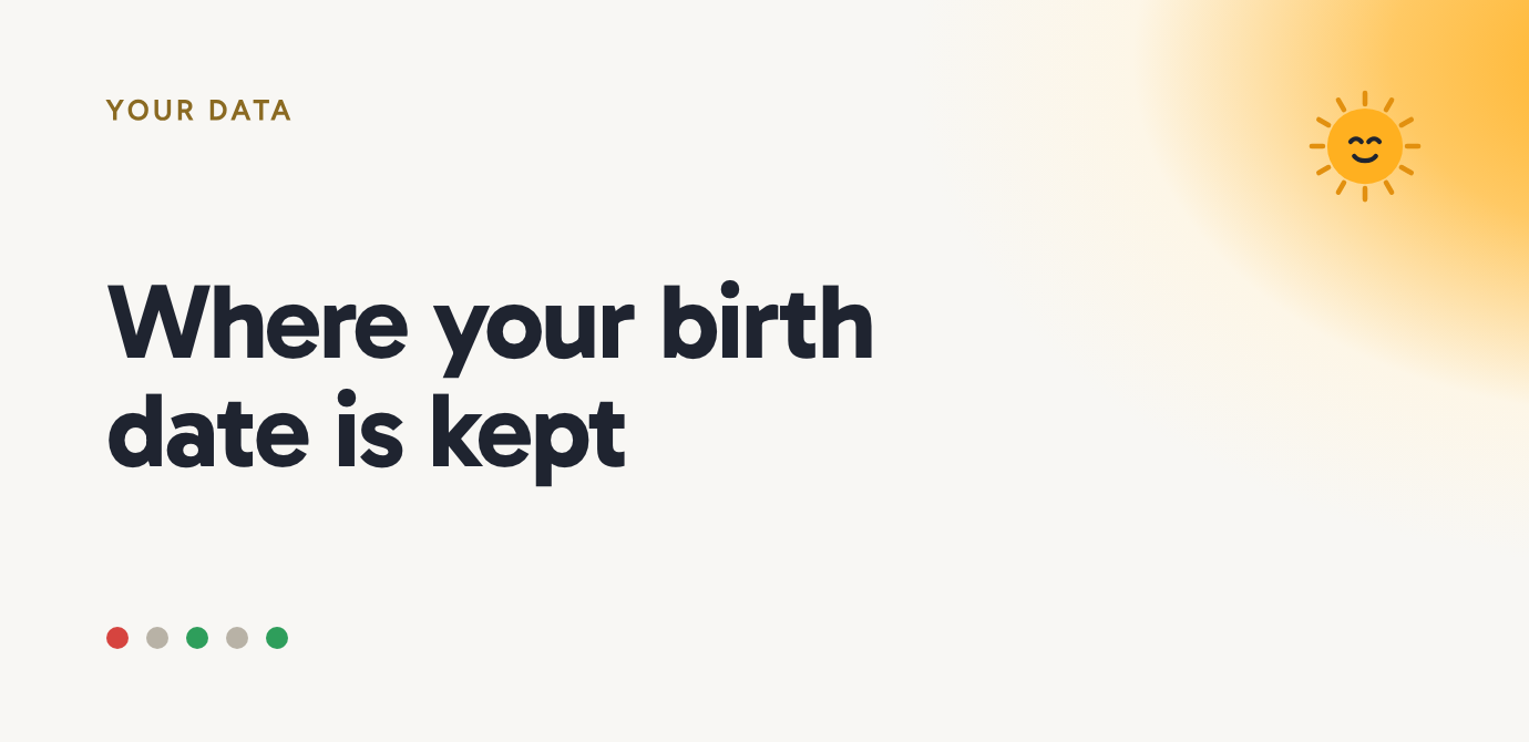Where your birth date is kept