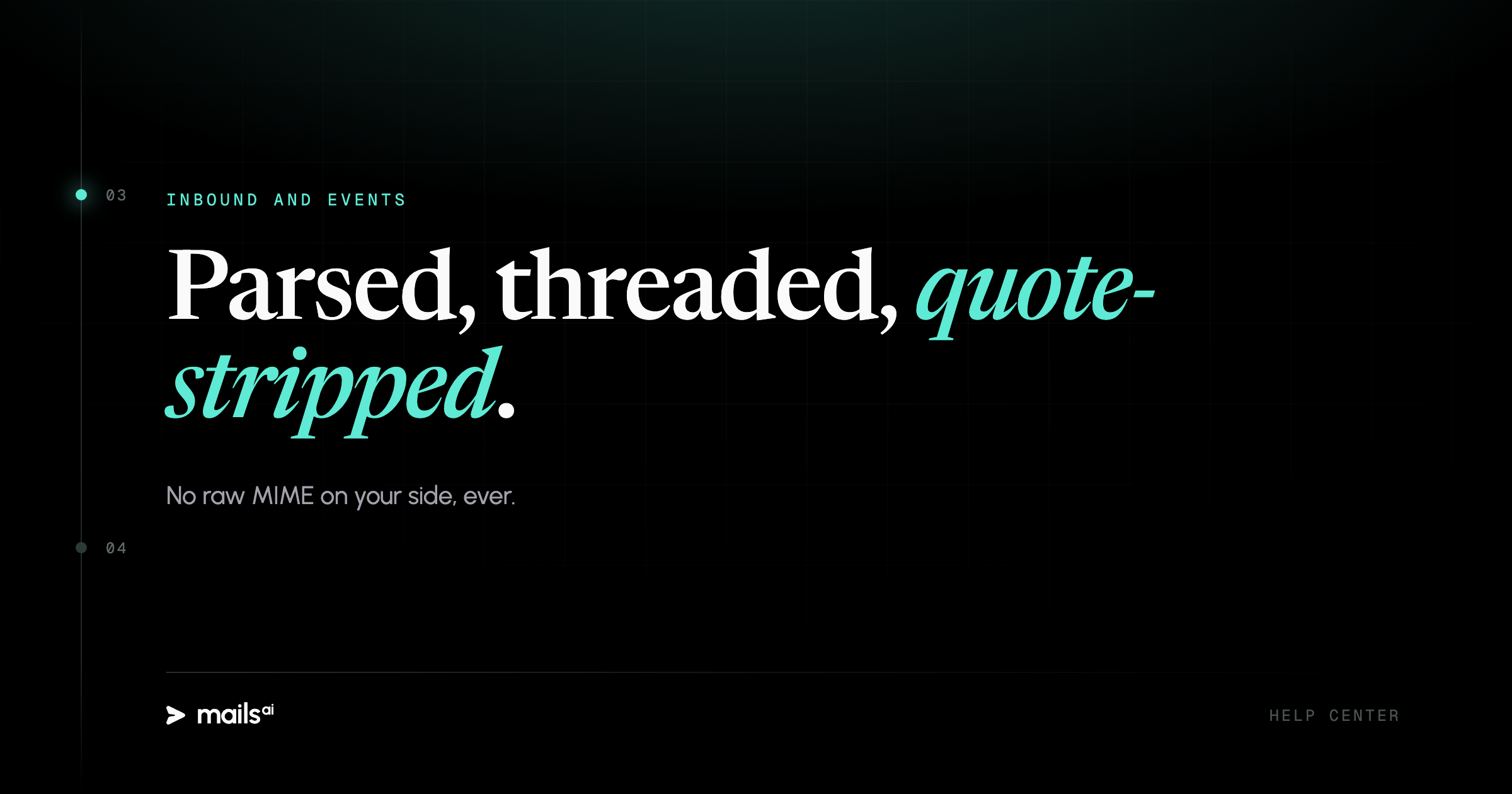 Mails.ai — Reading your agent's inbox