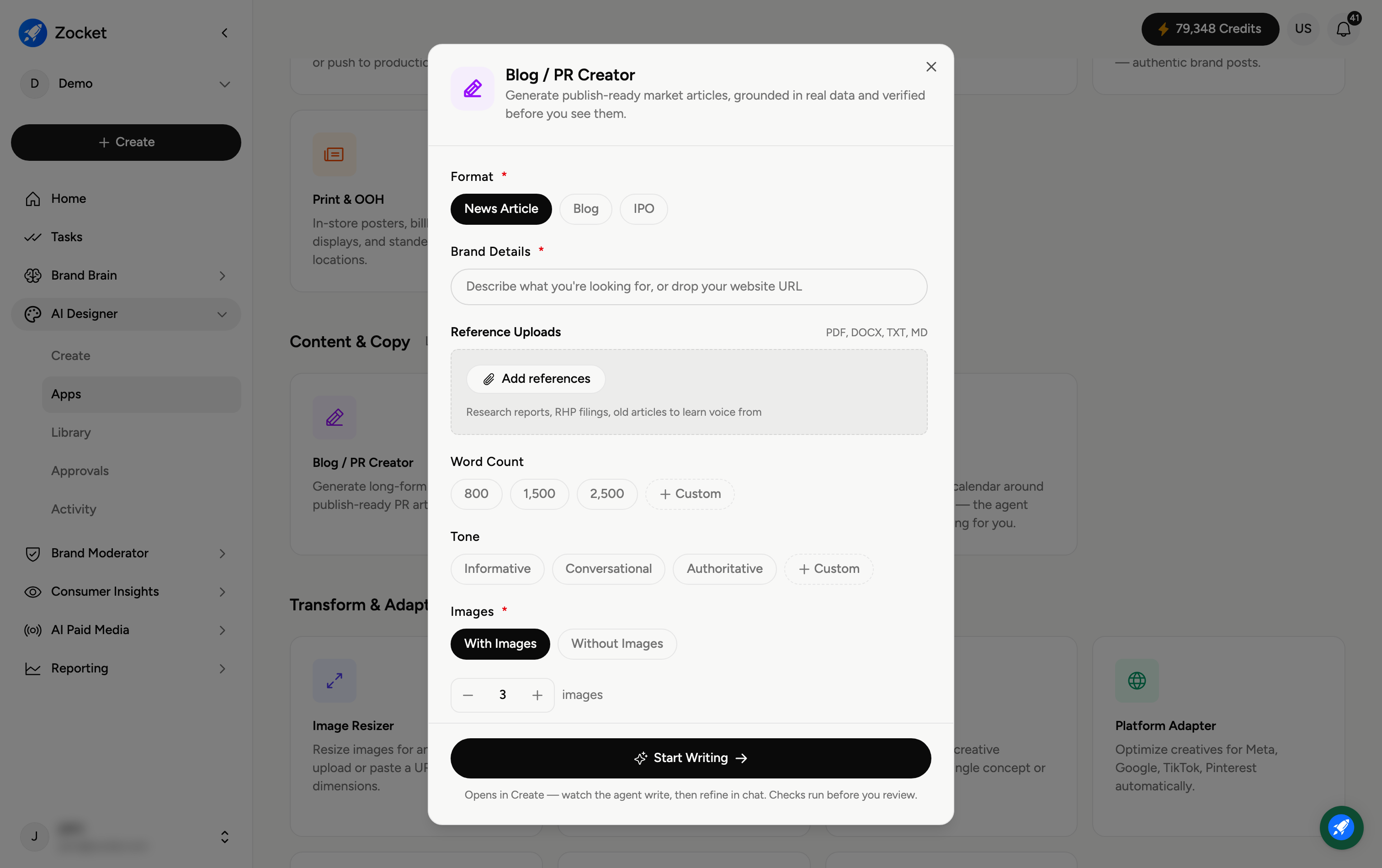 App: Blog / PR Creator App: Blog / PR Creator