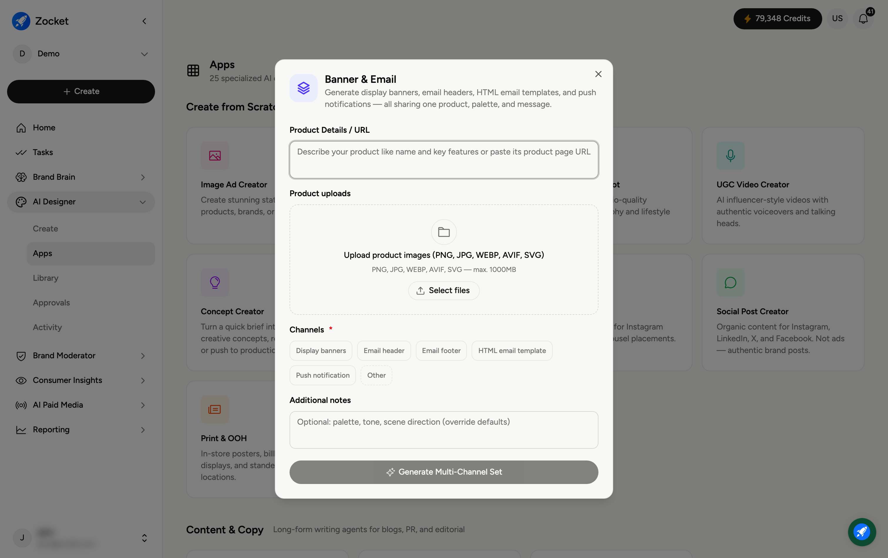 App: Banner & Email App: Banner & Email