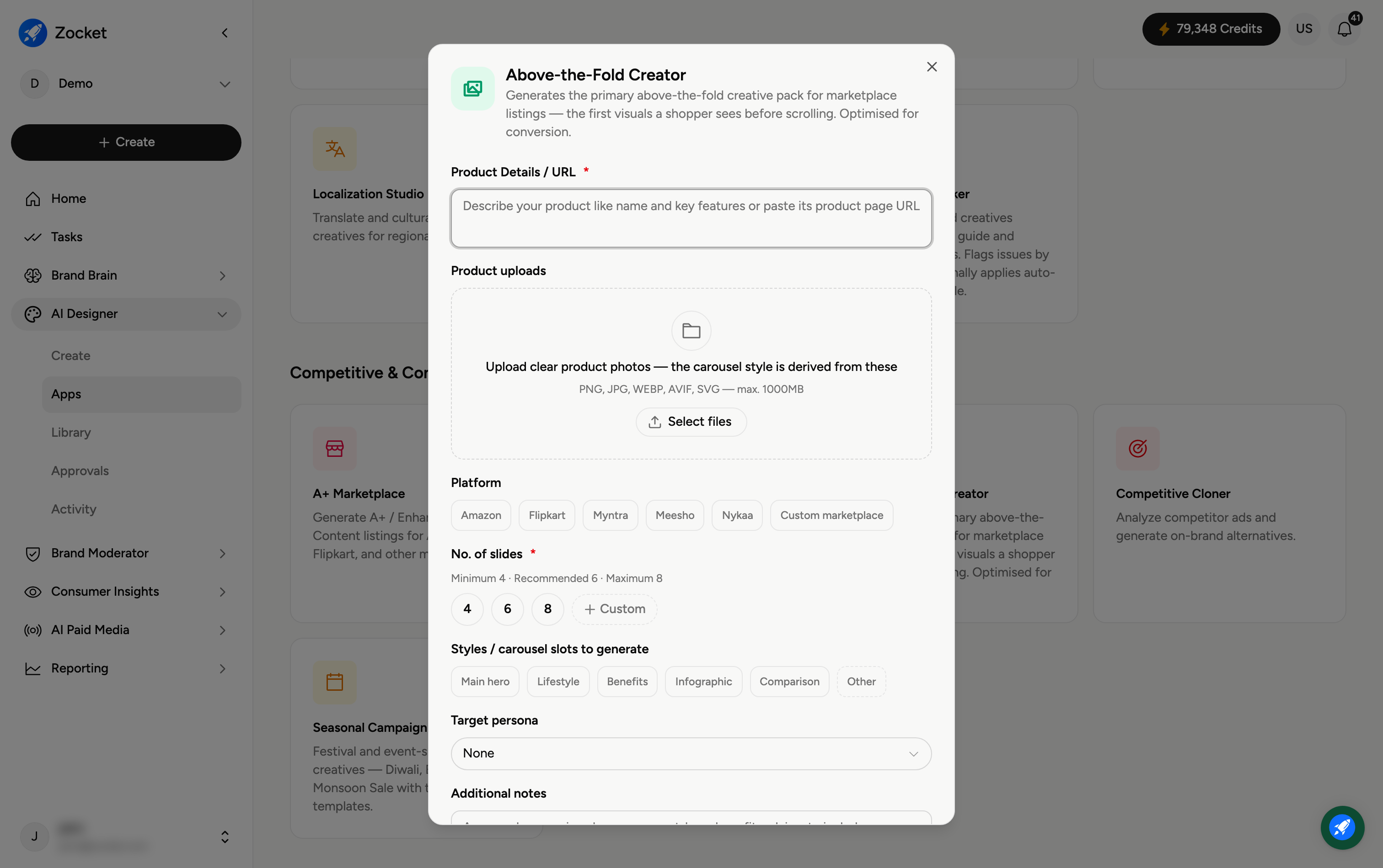 App: Above-the-Fold Creator App: Above-the-Fold Creator