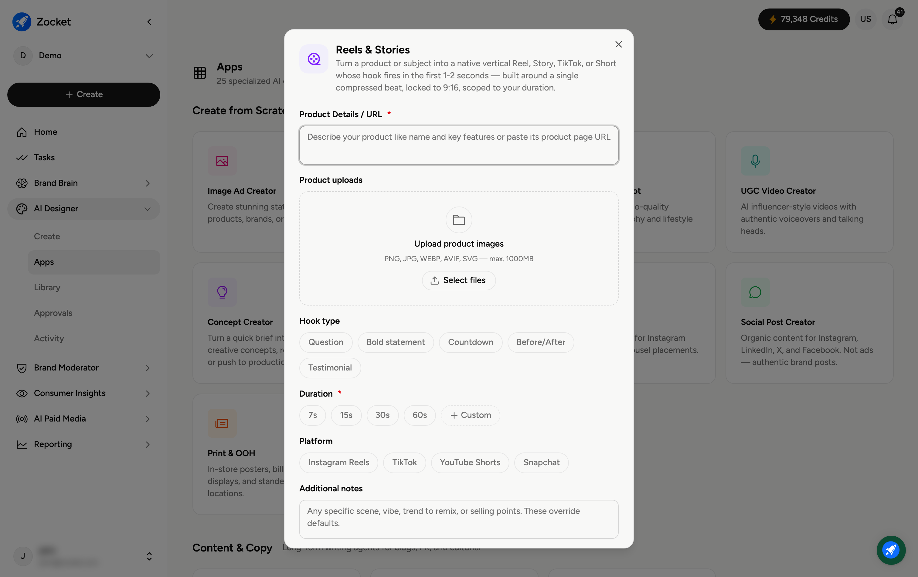 App: Reels & Stories App: Reels & Stories