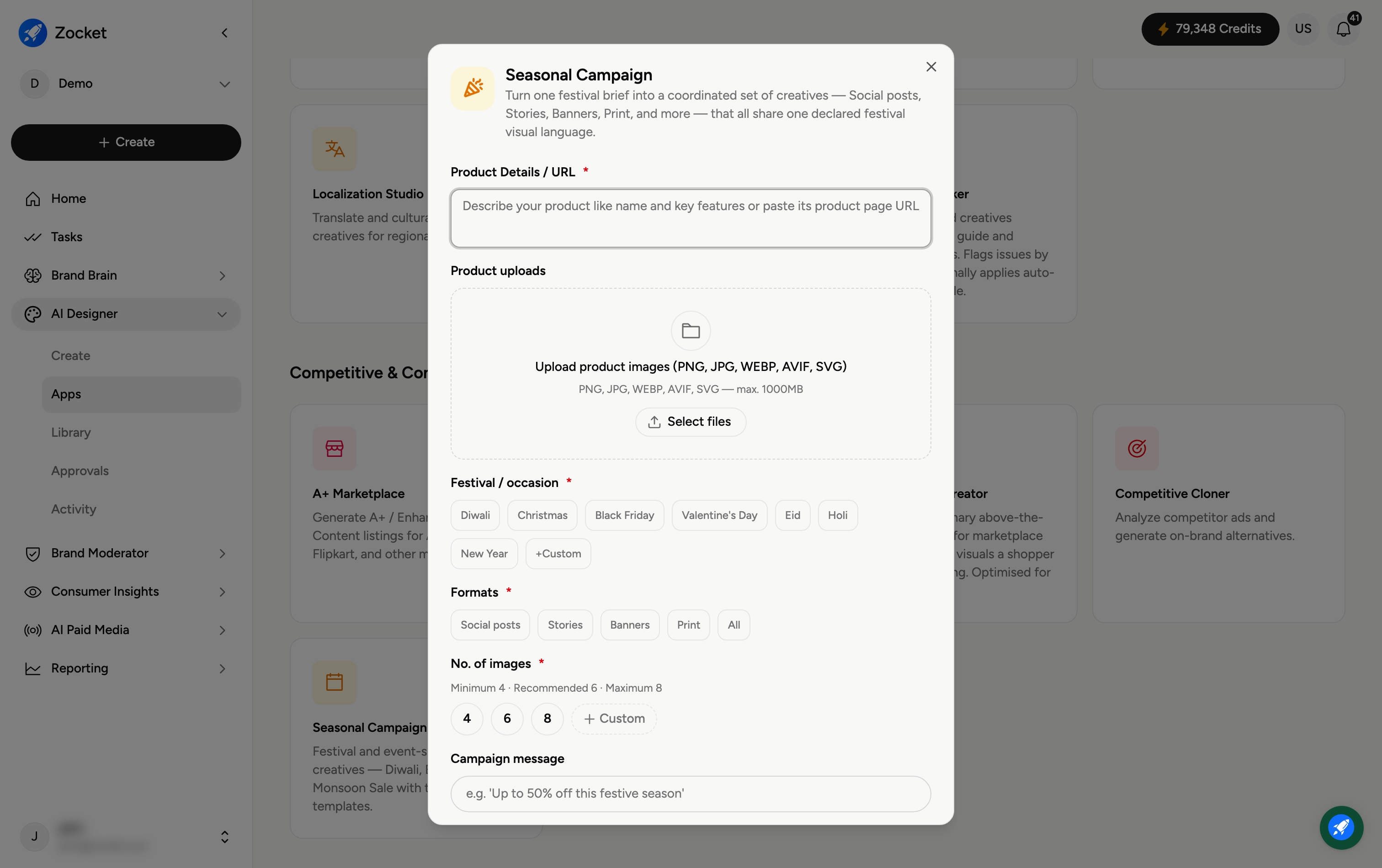 App: Seasonal Campaign App: Seasonal Campaign