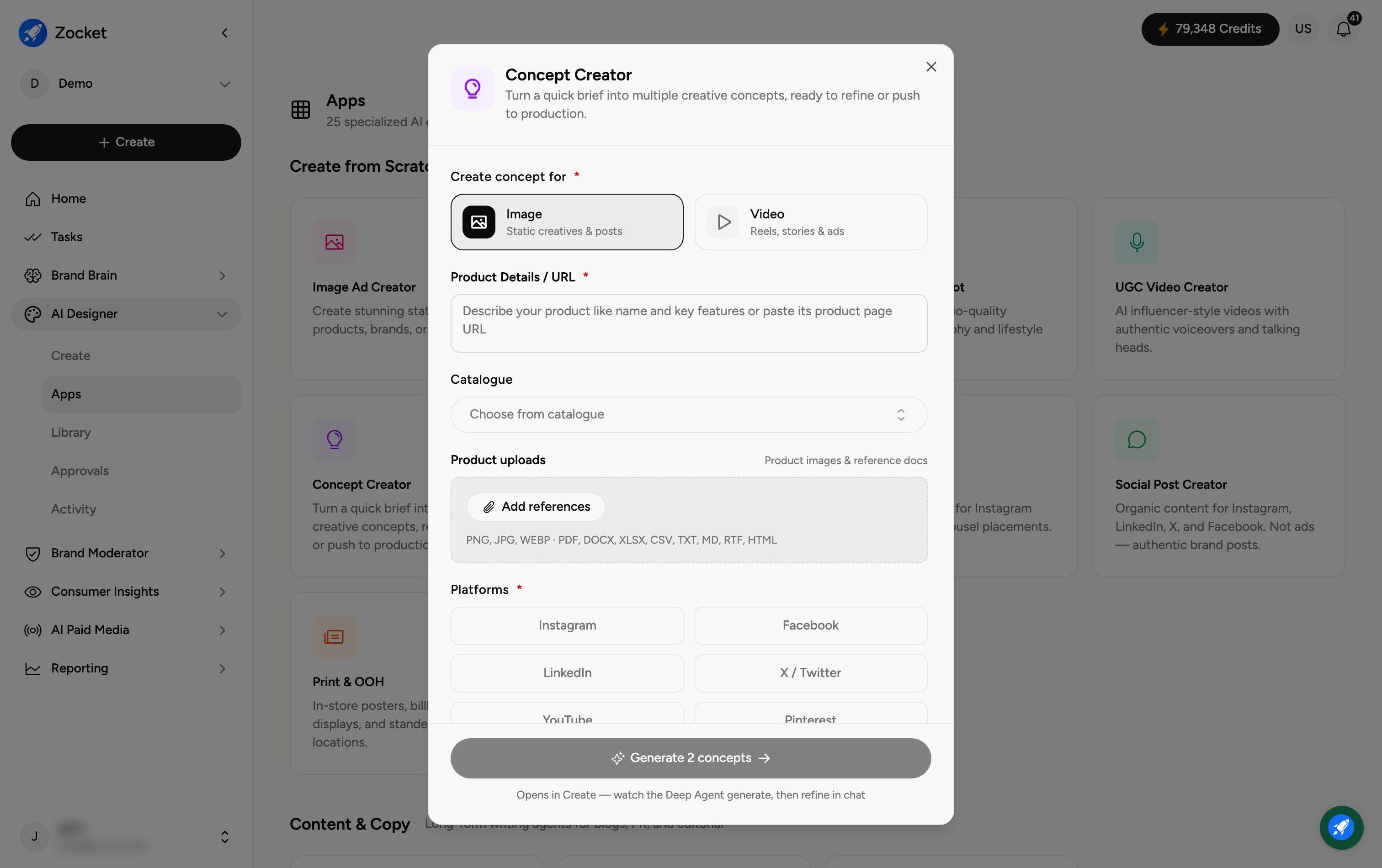 App: Concept Creator App: Concept Creator
