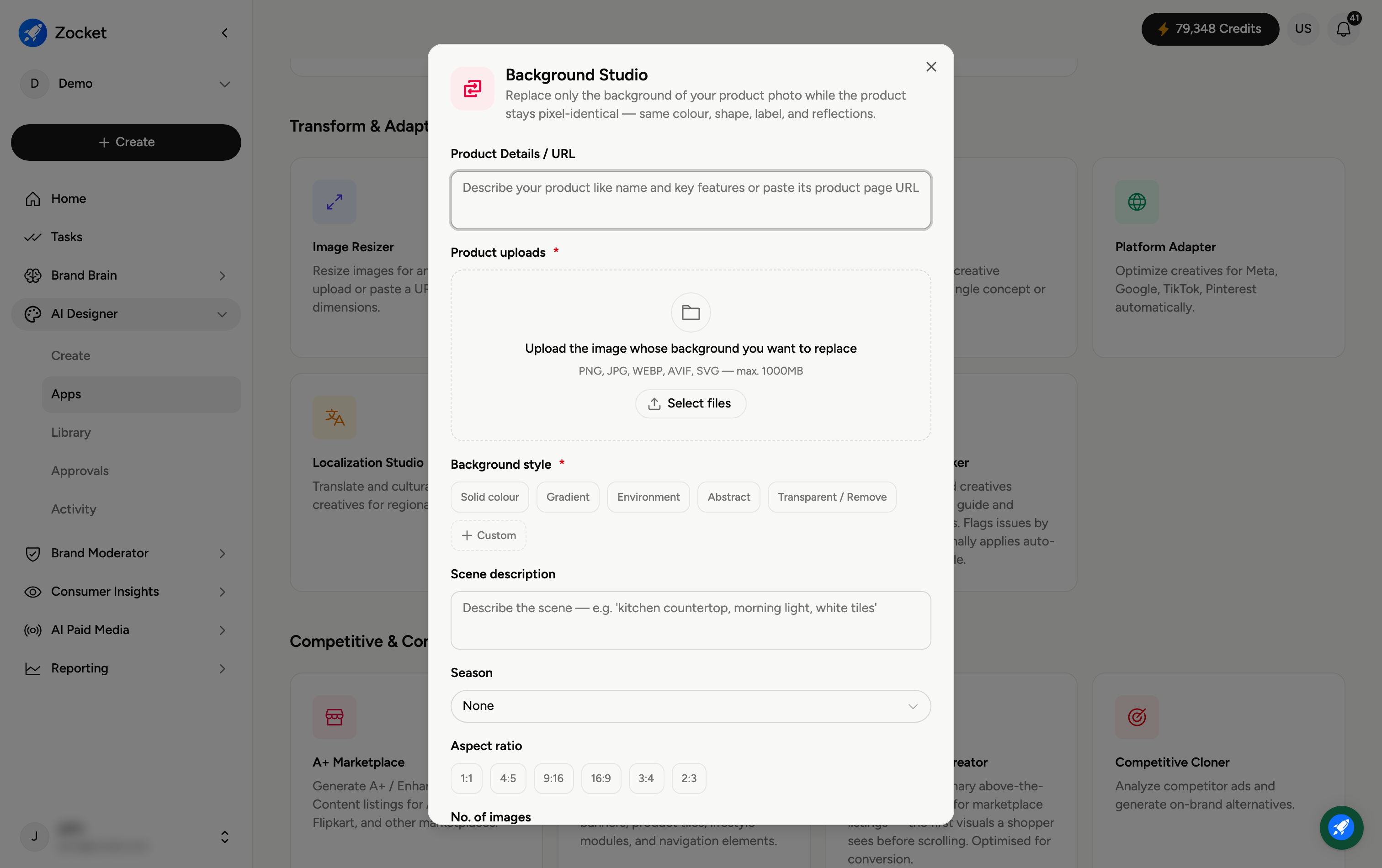 App: Background Studio App: Background Studio