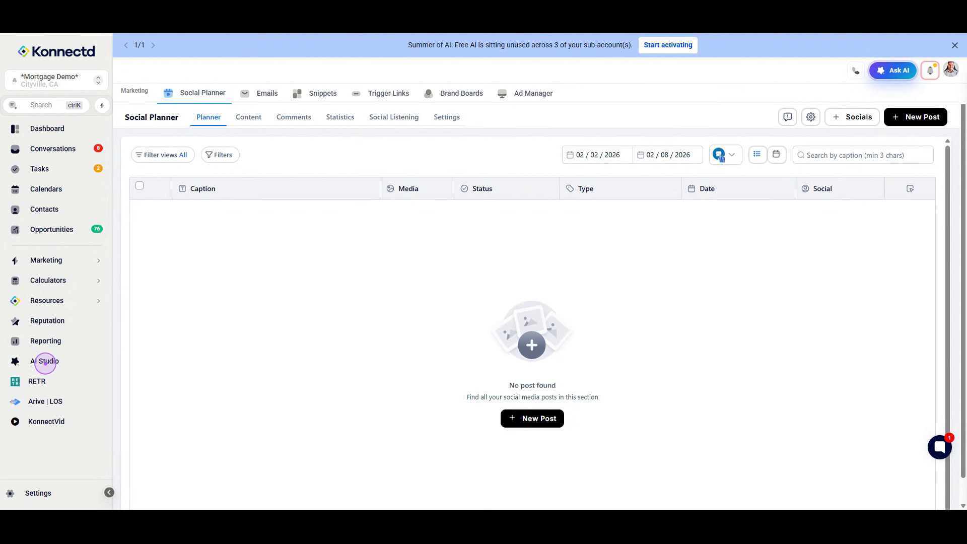 Navigate to AI Studio
