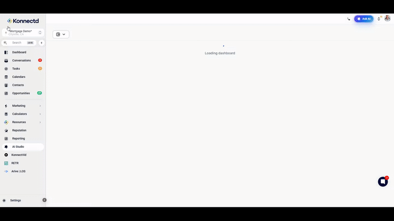 Navigate to the Contacts section