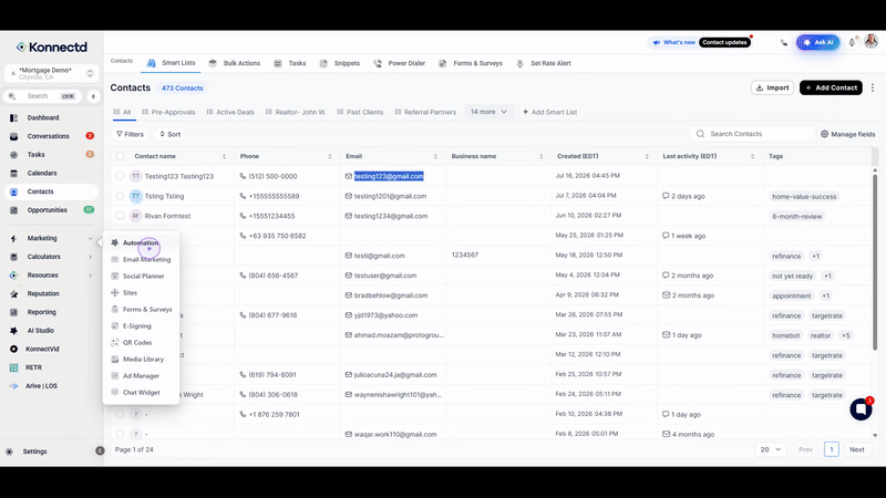 Create a new workflow