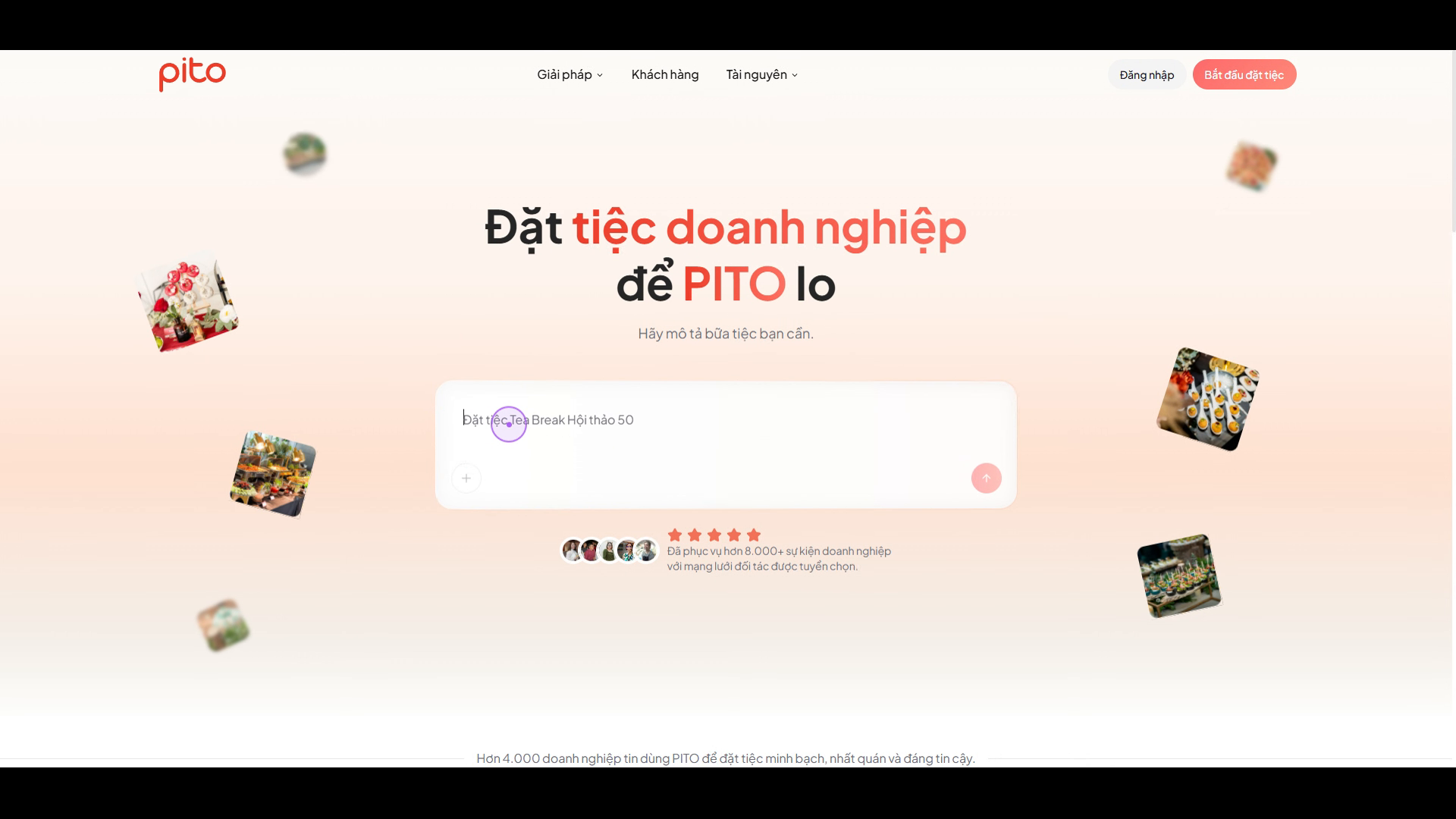 Mô tả yêu cầu sự kiện của bạn