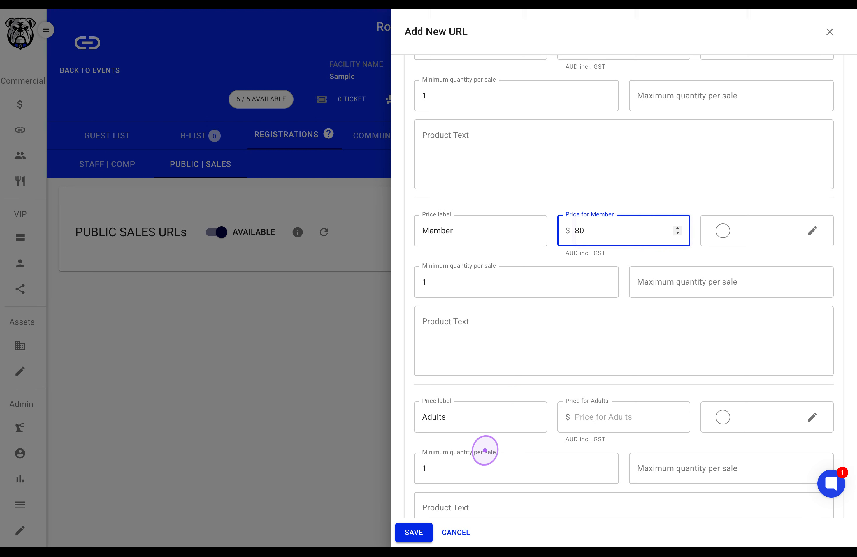 Configure Pricing Tiers