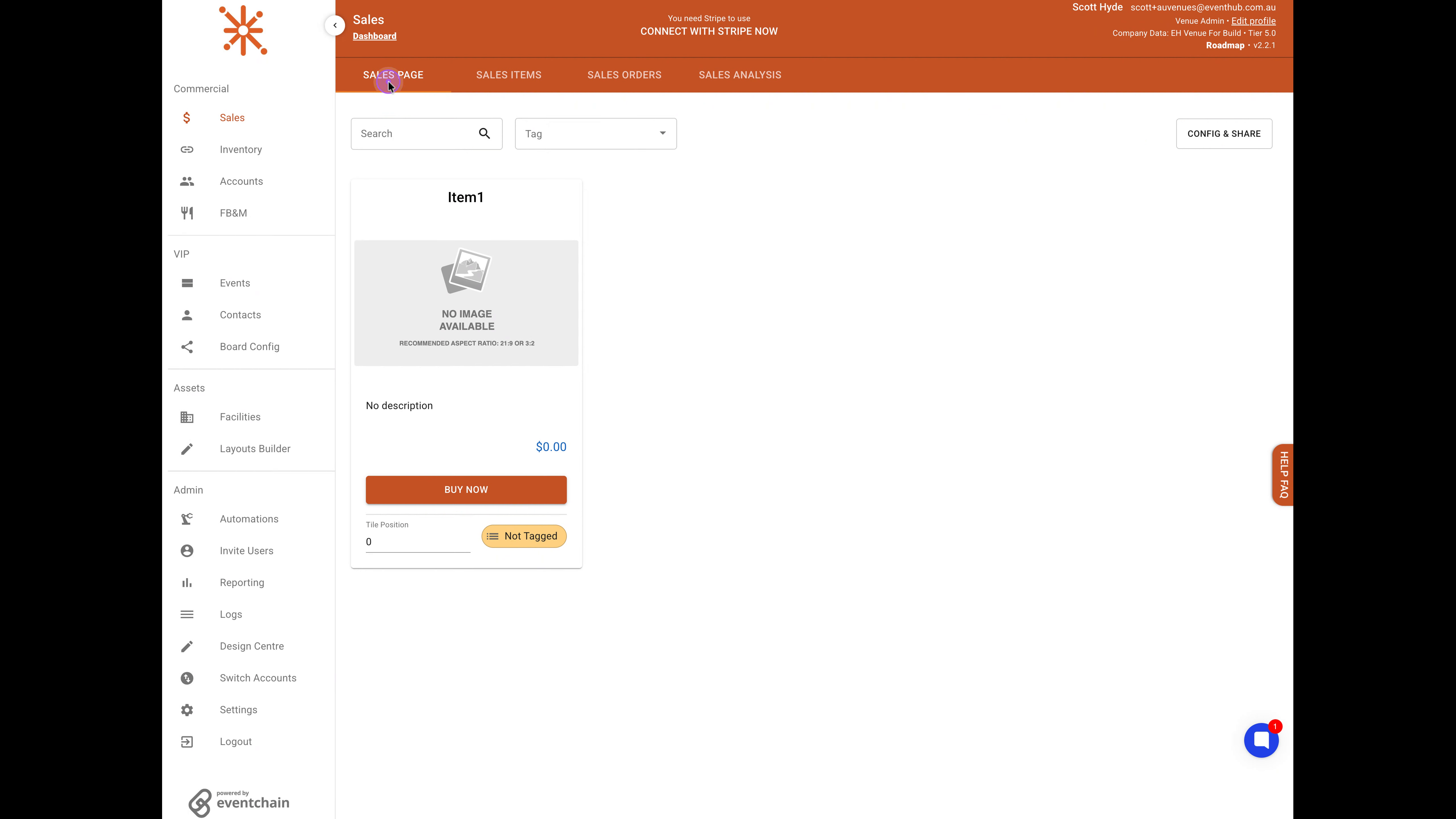Access the Sales Page