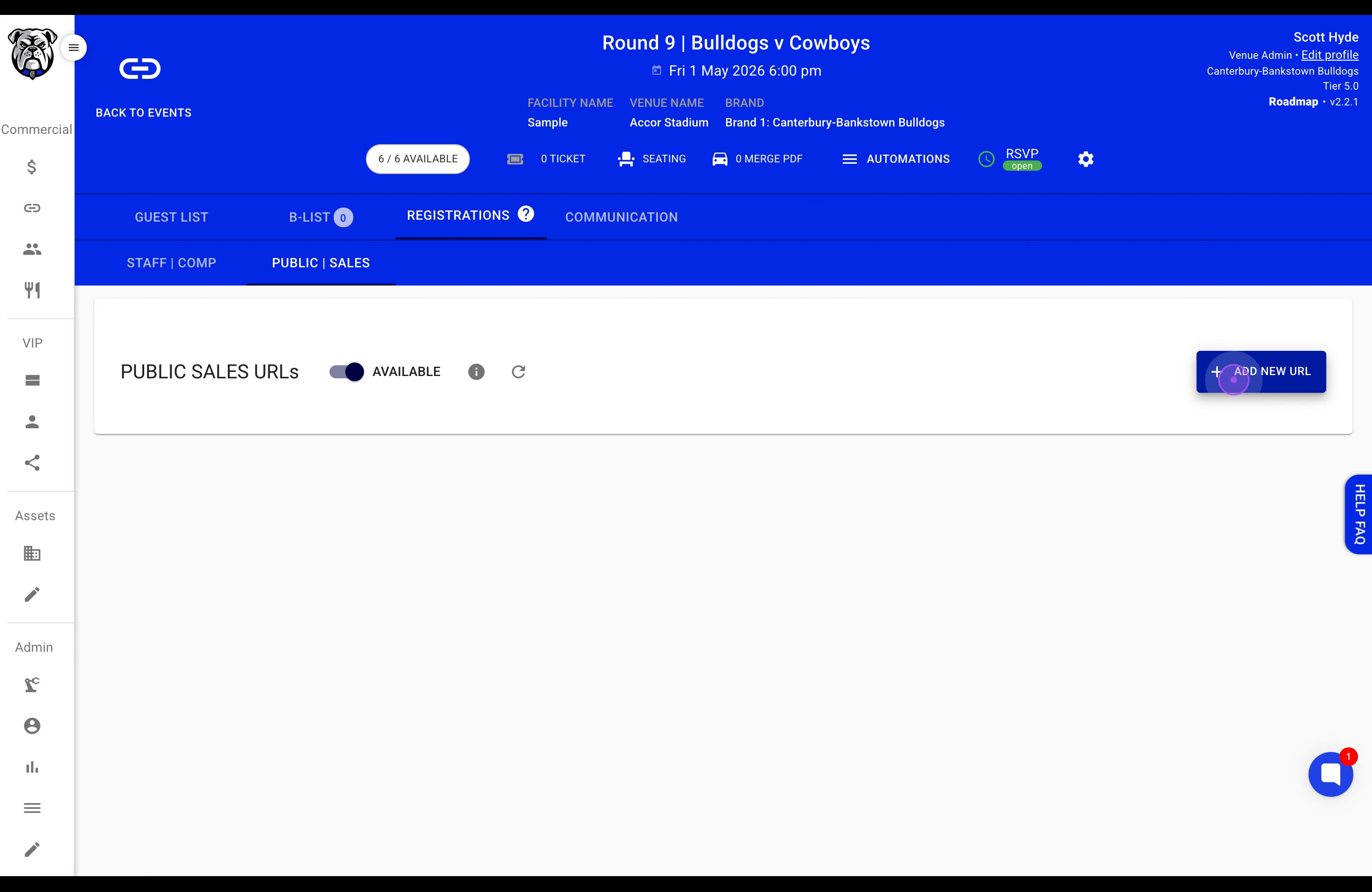 Start Creating a New URL