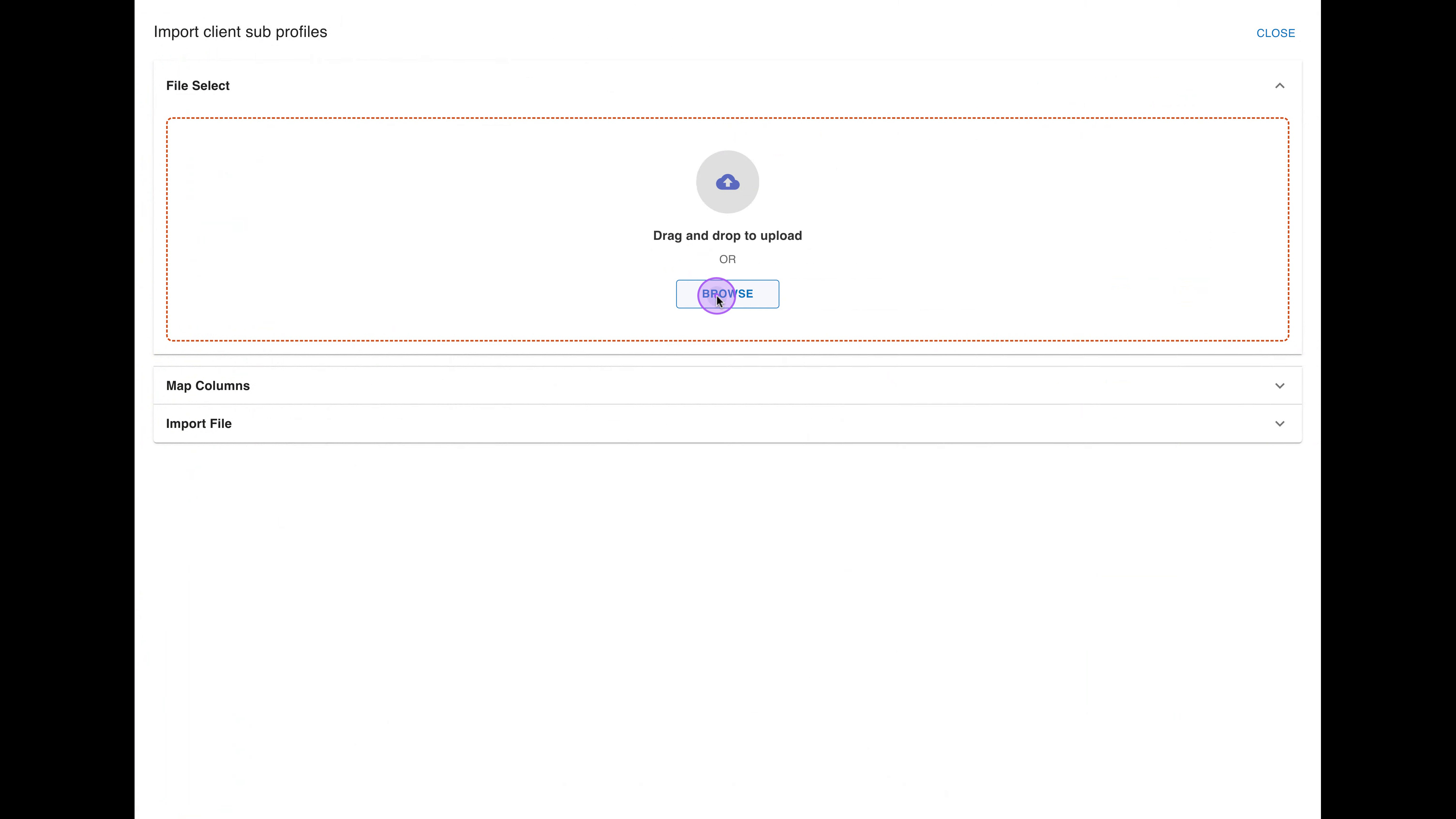 Select Your CSV File